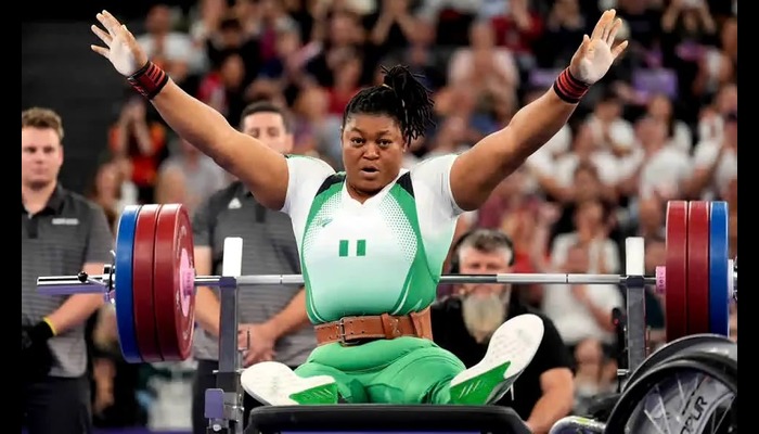 Nigeria's Para-Powerlifting Captain Wins Gold, Sets New Record At 2024 Paris Paralympics