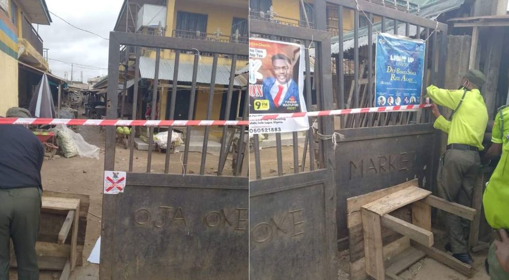 Lagos Seals Idera Market In Oshodi Over Poor Hygiene