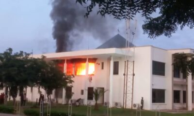 Katsina Govt House Razed By Fire 