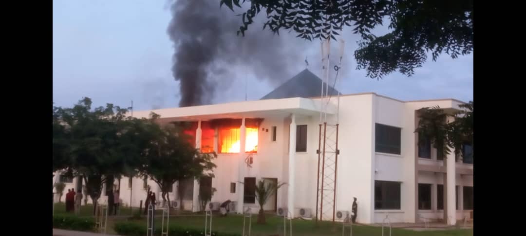 Katsina Govt House Razed By Fire 