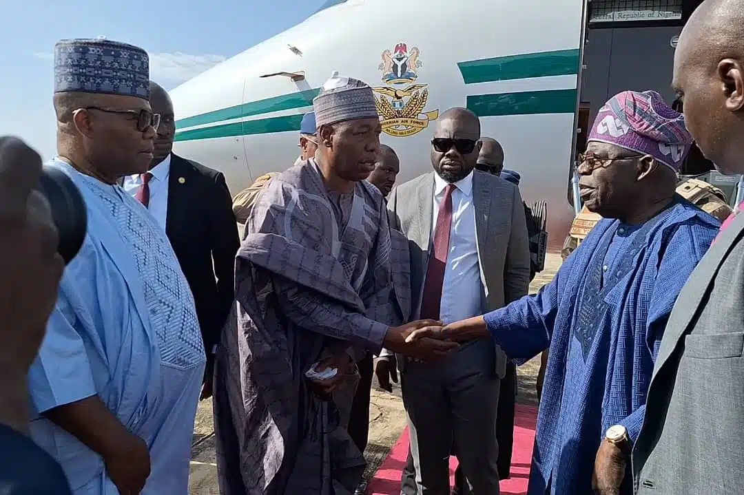 President Tinubu Visits Borno Flood Victims