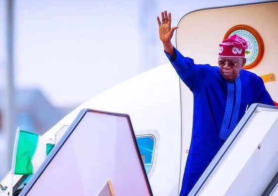 Tinubu Departs For UK On Two-Week Vacation Amid Speculation Over Health