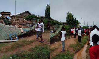 Rescue Ongoing As Storey Building Collapses In Benin, UNIBEN Students Trapped