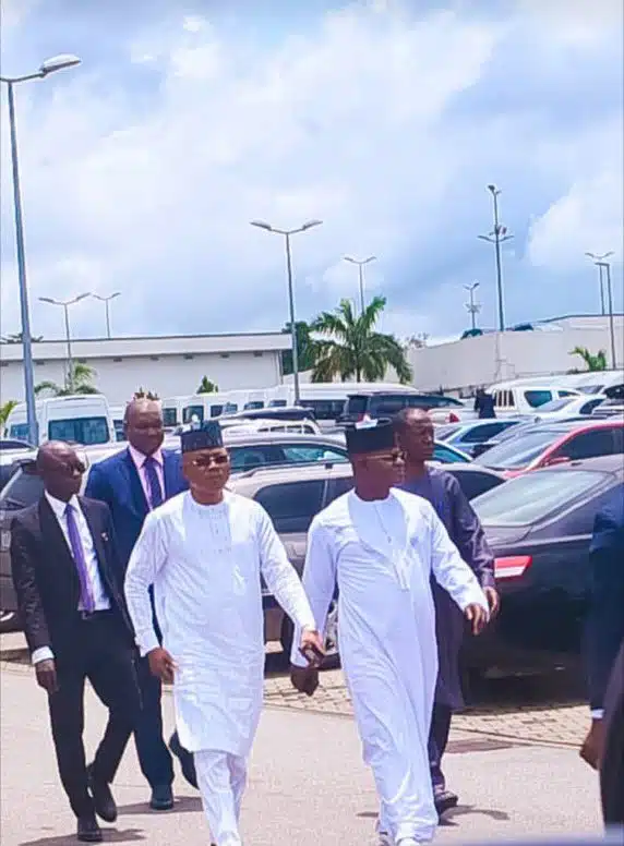 Pictures Surface Online As Yahaya Bello Arrives EFCC Office In Abuja