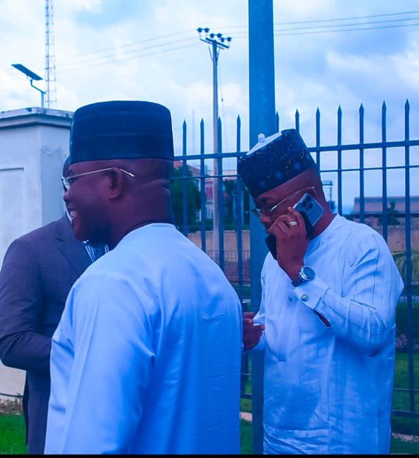 Pictures Surface Online As Yahaya Bello Arrives EFCC Office In Abuja