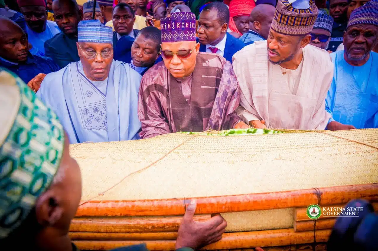 Shettima, Atiku, Others Attend Funeral Of Late President Yar'Adua's Mother (PICTURES)