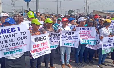 Rivers PDP Stages Protest Against Upcoming Local Government Elections