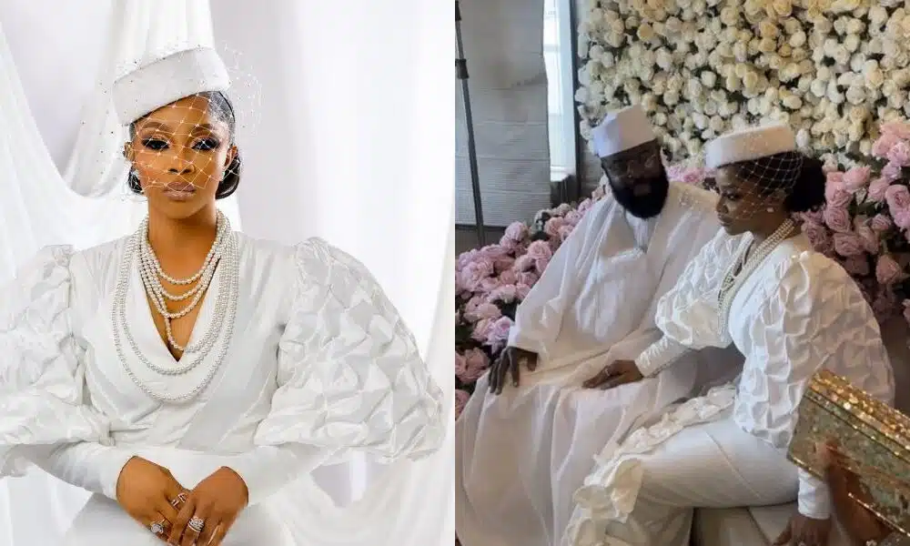 Toke Makinwa Shuts Down Rumoured Marriage To Farouk Umar