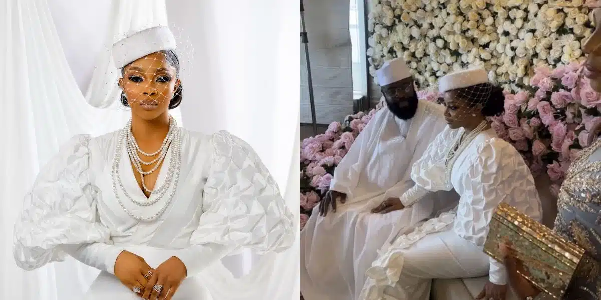 Toke Makinwa Shuts Down Rumoured Marriage To Farouk Umar