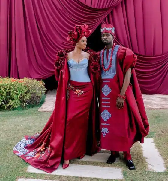 Temi Otedola and Mr Eazi Wedding